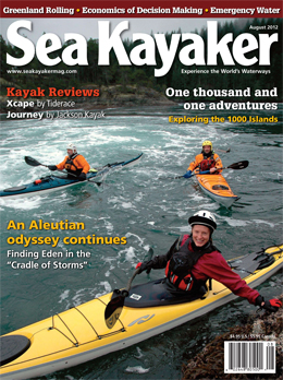 Cover Sea Kayaker Mag aug 2012